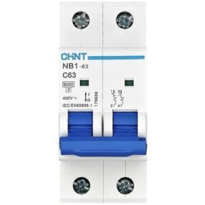 Disjoncteur Chint NB1-63 2P 6A C